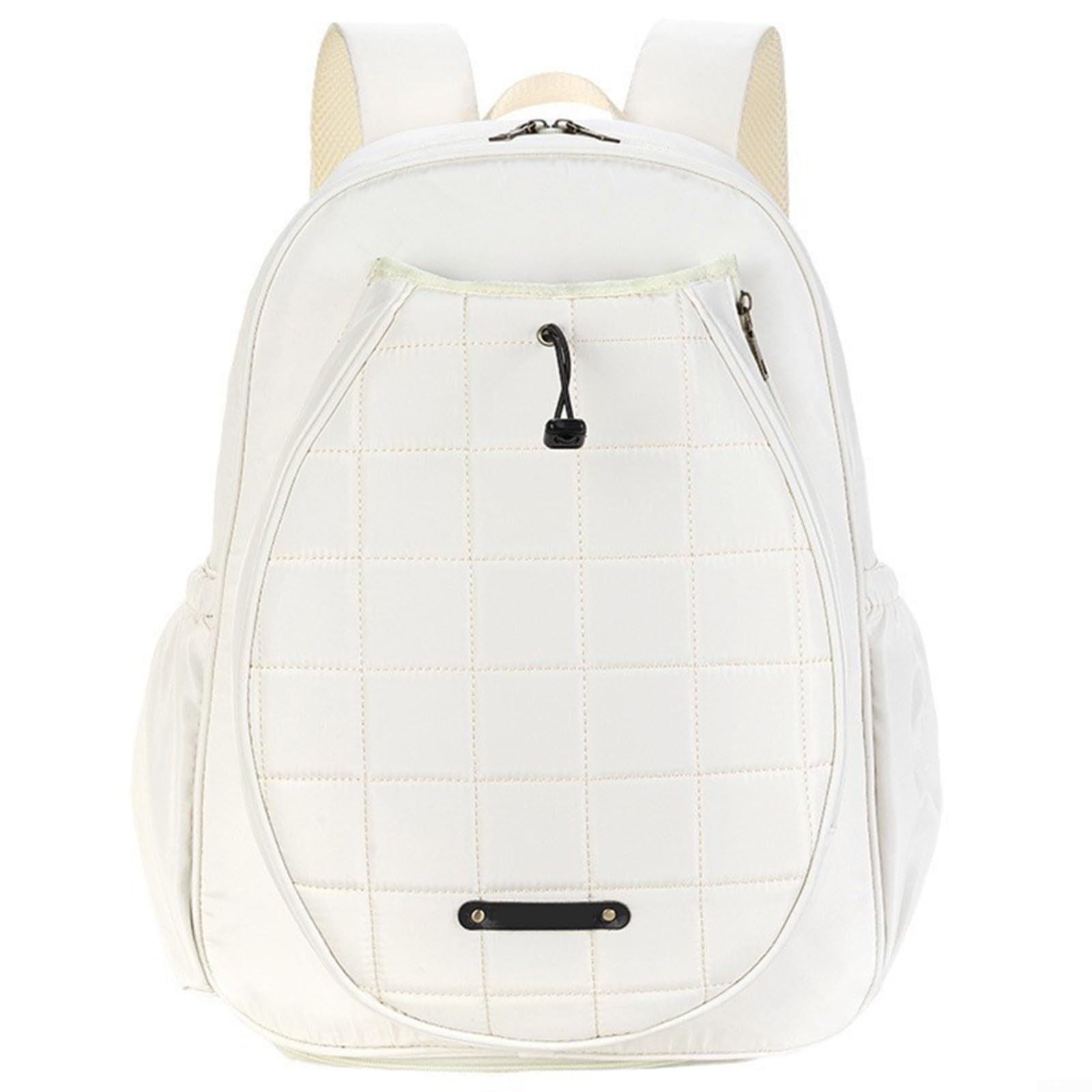 Mochila deportiva de raqueta de tenis de 46 x 31 x 13 cm con compartimento fijo para raqueta, correas anchas ajustables para el hombro, raquetas de tenis, raquetas de bádminton y raquetas de