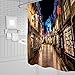 Feierman Diagon Alley Shower Curtain Fantasy Magic Street Bathroom Curtain Kids Bathroom Shower Curtain with Hooks 70x70Inches