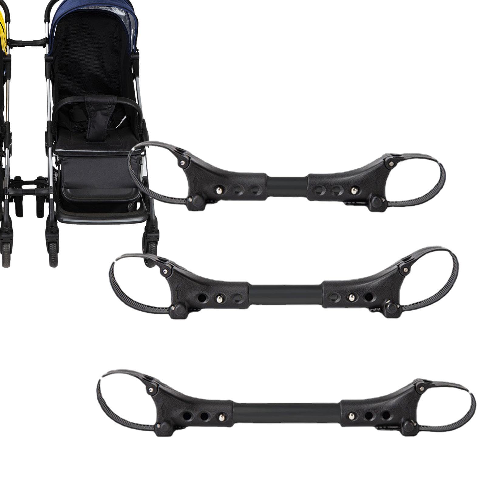 Conector Para Cochecito De Bebé Gemelo - Conectores Para Cochecito De Bebé Gemelo | Conectores Para Cochecito De Bebé | Conector De Accesorio Doble Para Cochecito | Seguridad Ajustable Del Gancho Del