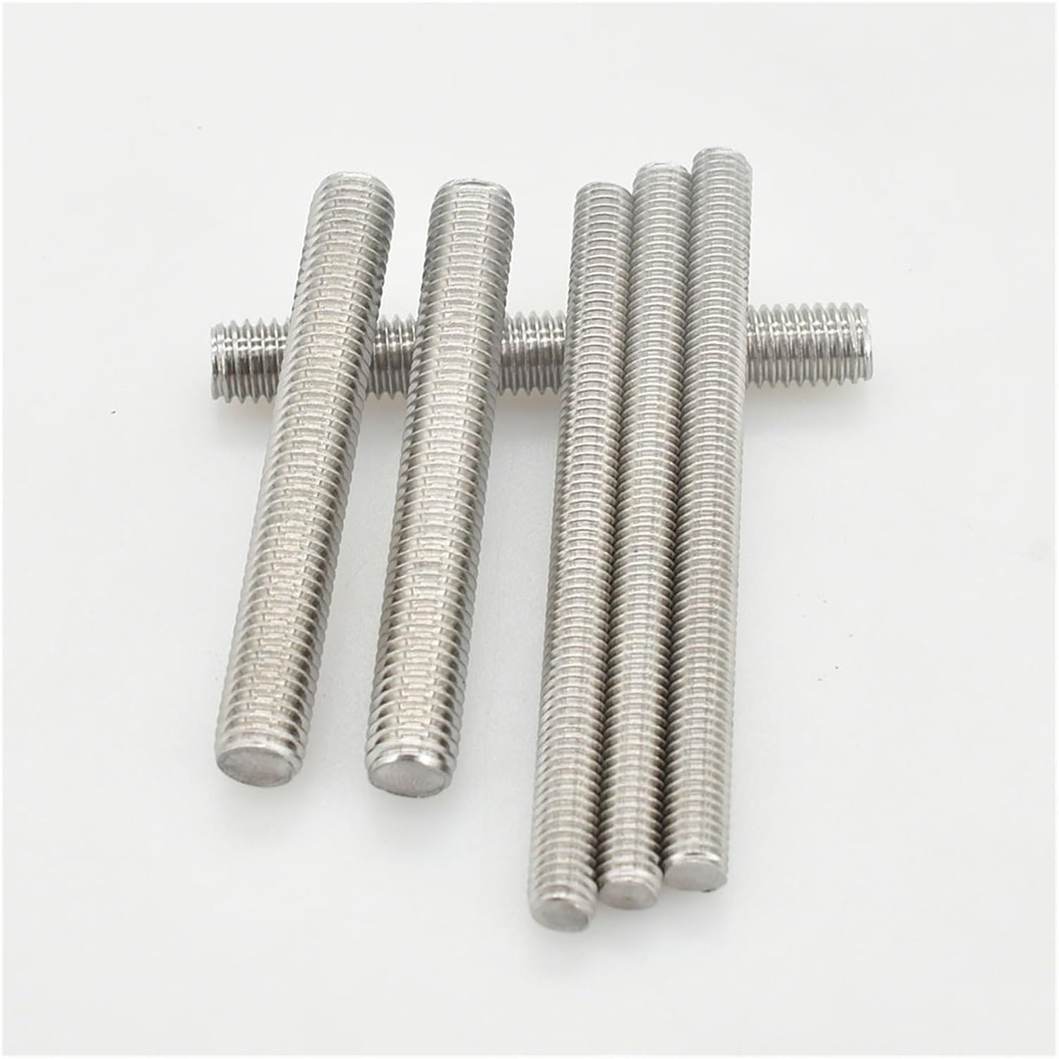 Fully Threaded Rod， Threaded Rod, Screw, Right Hand Threads, 3Pcs/Lot M2 .5 M3 M4 M5 M6 M8 M10 M12 Mult Thread Bar Studs 304 Stainless Steel A2-70