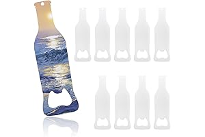 10 Pack 5.5 Inch Sublimation Blank Bottle Openers for Custom Designs