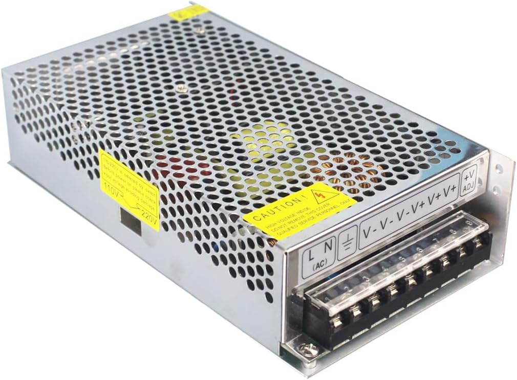 DC 48V 5A Switching Power Supply 240W AC-DC Converter Transformer for Brake Machine Industrial Automation CNC Stepper Motor and More [Upgraded Version]