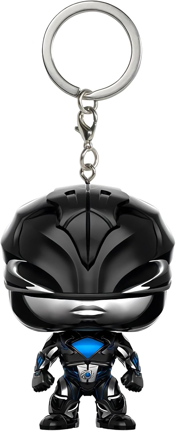Amazon.com: Funko Pop Keychain: Power Rangers Black Ranger Toy Figure ...