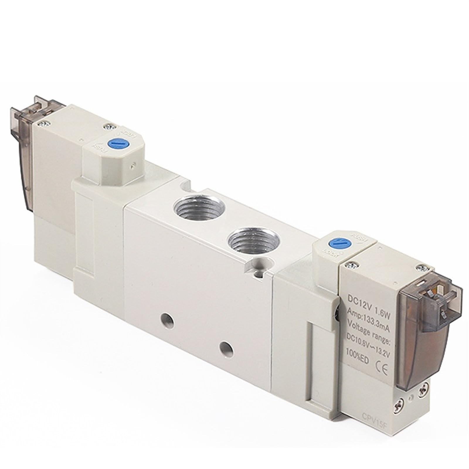 Válvula solenoide neumática de Dos Posiciones y Cinco vías, válvula Control 24 V 5V210-08/5V220-08/4V230C-08 220(5v230c-08a-050,DC24V)