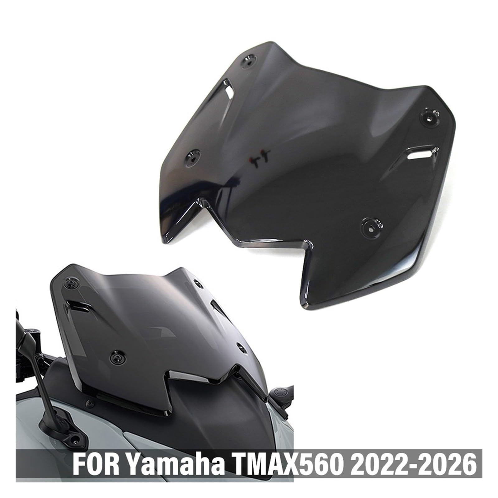 Windschild Verkleidung Für YAM&AHA T-MAX 560 TMAX TECH-MAX 560 2022 2023 2024 2025 2026 Motorrad Frontscheibe Windschutz Spoiler Windabweiser