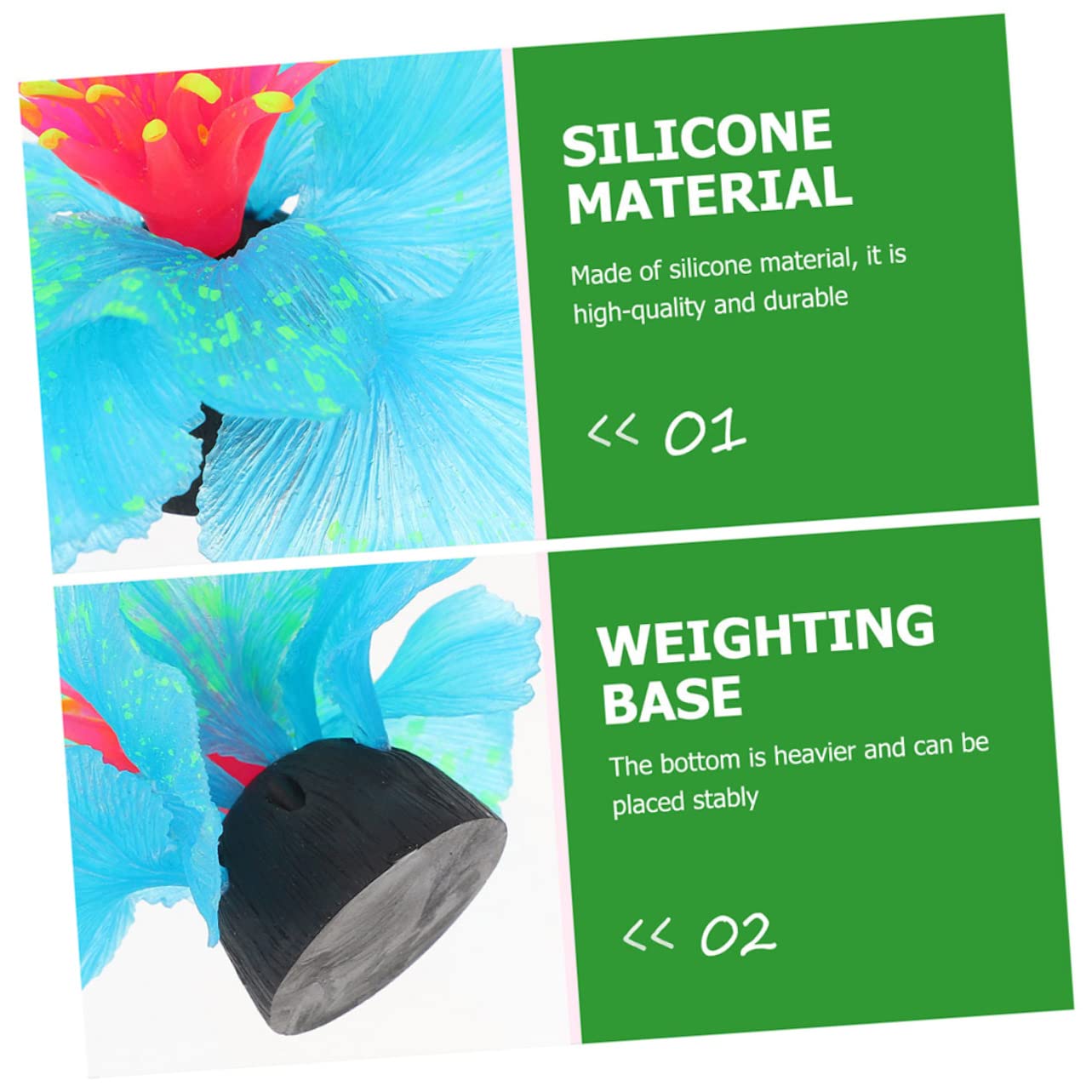 Yardwe 4stücke Aquarienpflanzen Dekoration Wasserpflanzen Für Fischbecken Langlebige Und Pflegeleichte Aquarienaccessoires