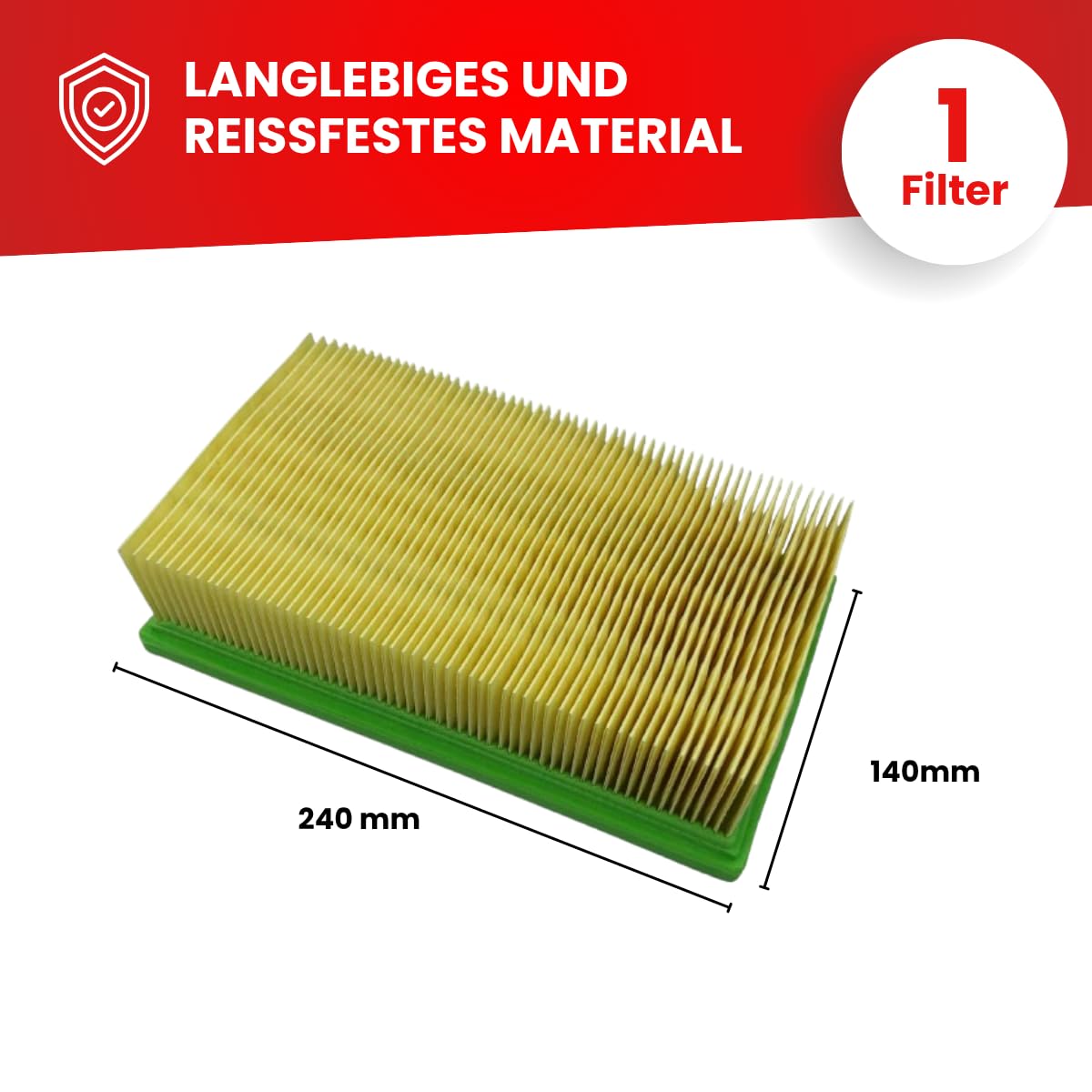 Invest - Staubsaugerbeutel, Beutel kompatibel mit Karcher: 2.889-154.0, NT 30/1 Tact Te L, NT 30/1 Tact Te M, NT 30/1 Tact L, NT 30/1 Ap Te L, NT 30/1 Ap L, 30 l - Filtertüten Ersatz, weiß, 5 Stück