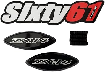 Mirror Block Off Plates Compatible With Black Kawasaki ZX14R ZX14 2006-2026