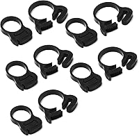 Vista 18 de Yinpecly Abrazaderas de manguera de agarre de 0.484-0.559 in de nailon ajustable de plástico resistente rápido doble agarre para fontanería