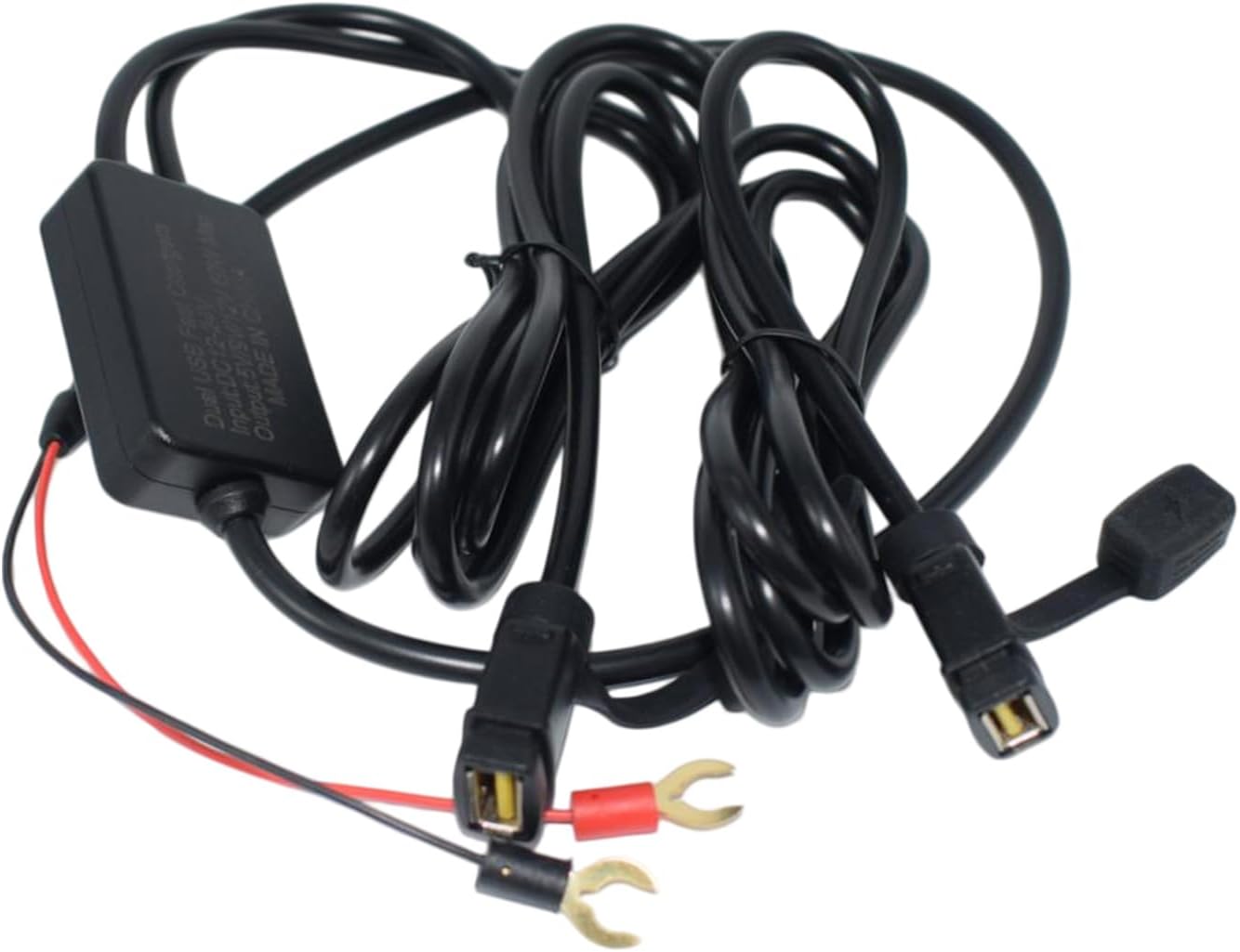 Waterproof Double USB Motorcycle Chargers with 30W Fast Charging Bike USB Power Adapter for Smartphones & Devices