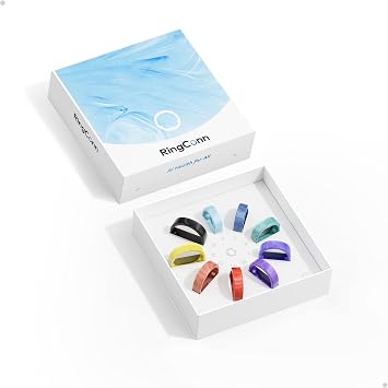 RingConn Gen 2 Air Smart Ring, Choose from 9 Sizes Sizes 6 14
