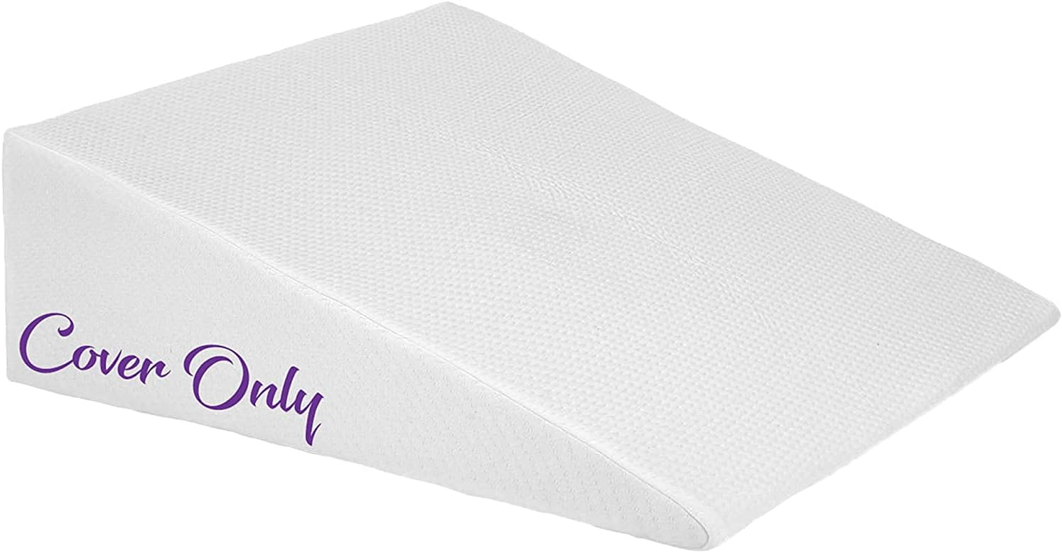 Ebung Bed Wedge Pillow Cover Fits 7 Inch Bed Wedge Pillow