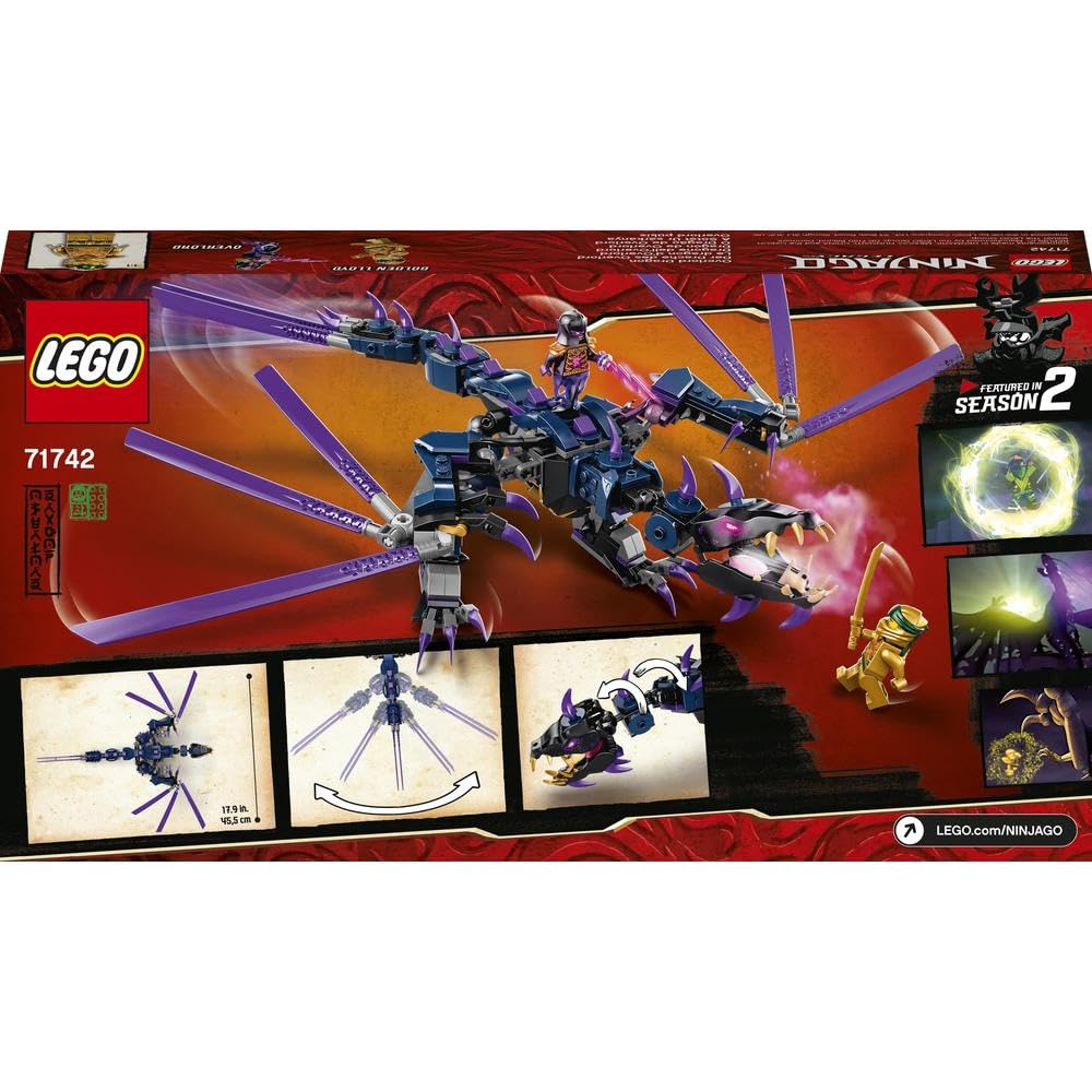 LEGO NINJAGO Legacy Overlord Dragon 71742 Building Kit (372 Pieces)