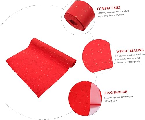 Miniatura 5 de EXCEART Caligrafía china Xuan Papel de arroz tradicional Xuan Papel Sumi Pincel Pintura Papel de seda Arte Papel para manualidades Escritura Letras