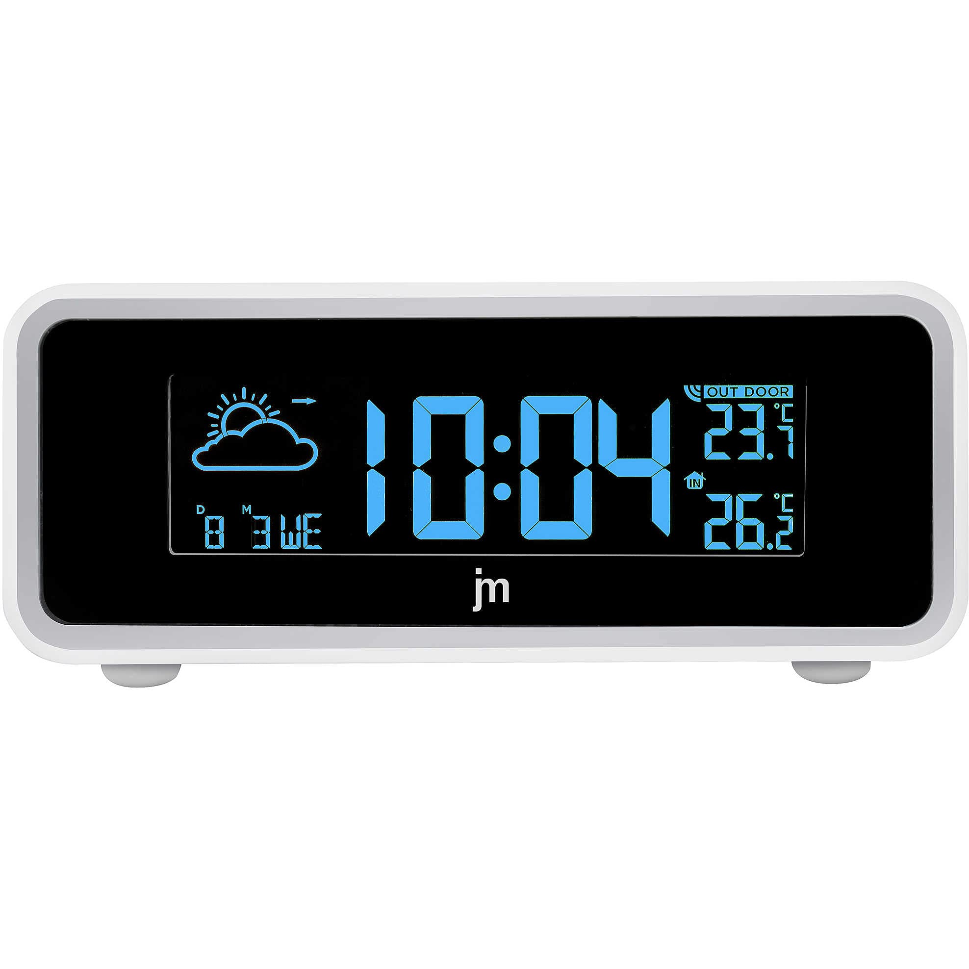 justaminute Sveglia/Stazione Barometrica Digitale Con Led Multicolor JD9526