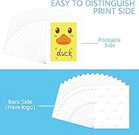 Vista 2 de HTVRONT Papel de sublimación de 13 x 19 pulgadas, 150 hojas de excelente liberación de tinta de transferencia de sublimación para vasos, tazas