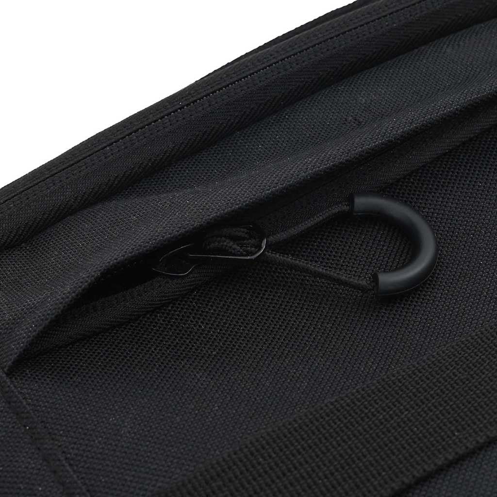 Torba rowerowa czarna z poliestru 38 x 21 x 16 cm, przenośna, wodoodporna, na akcesoria rowerowe, dojazd, do aktywności na świeżym powietrzu, na wycieczki, rower górski i rower trekkingowy