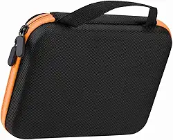 GLOGLOW Saco de Armazenamento/bolsa de Armazenamento, Material EVA, Organizador de 63 Garrafas, Preto/roxo/azul/laranja, Design Anti-colisão, Portátil para Casa e Viagens de óleo Essencial Nan