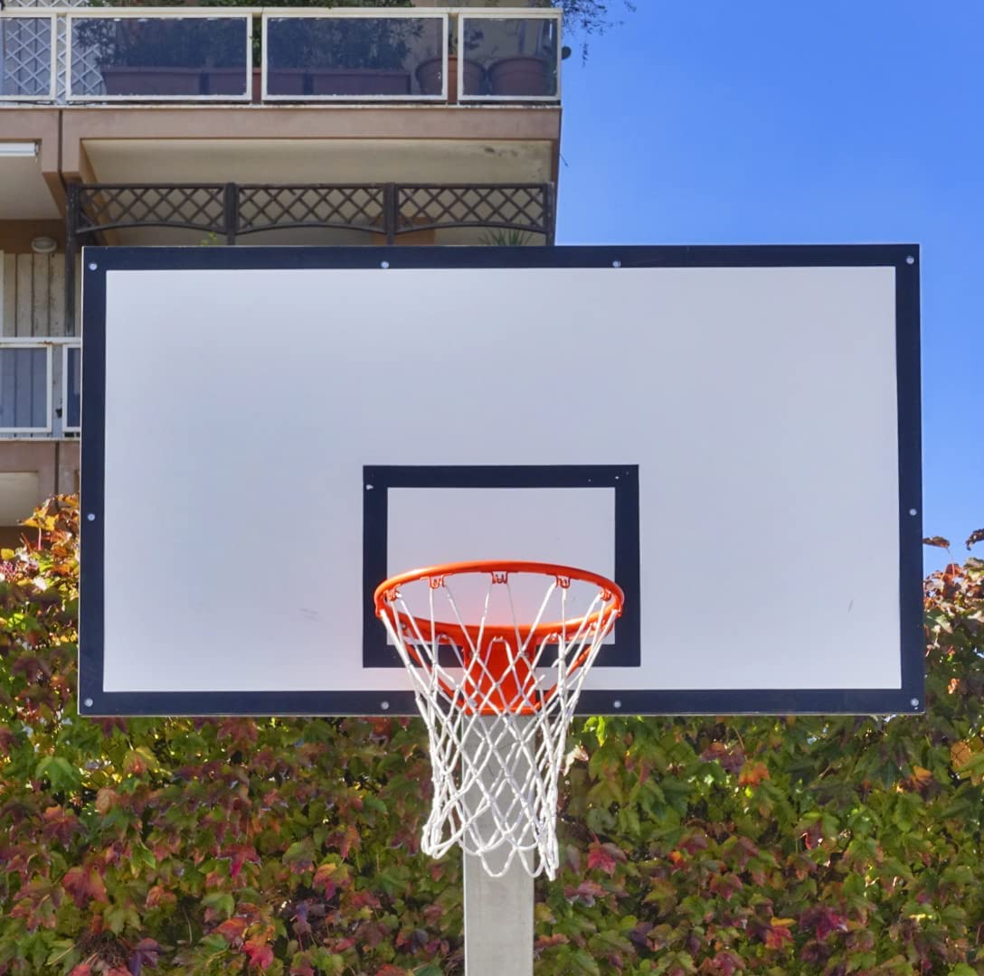 Canestro Professionale da Basket Rinforzato (7.5kg) in Acciaio Verniciato, 45 cm di diametro, 100% Made In Italy