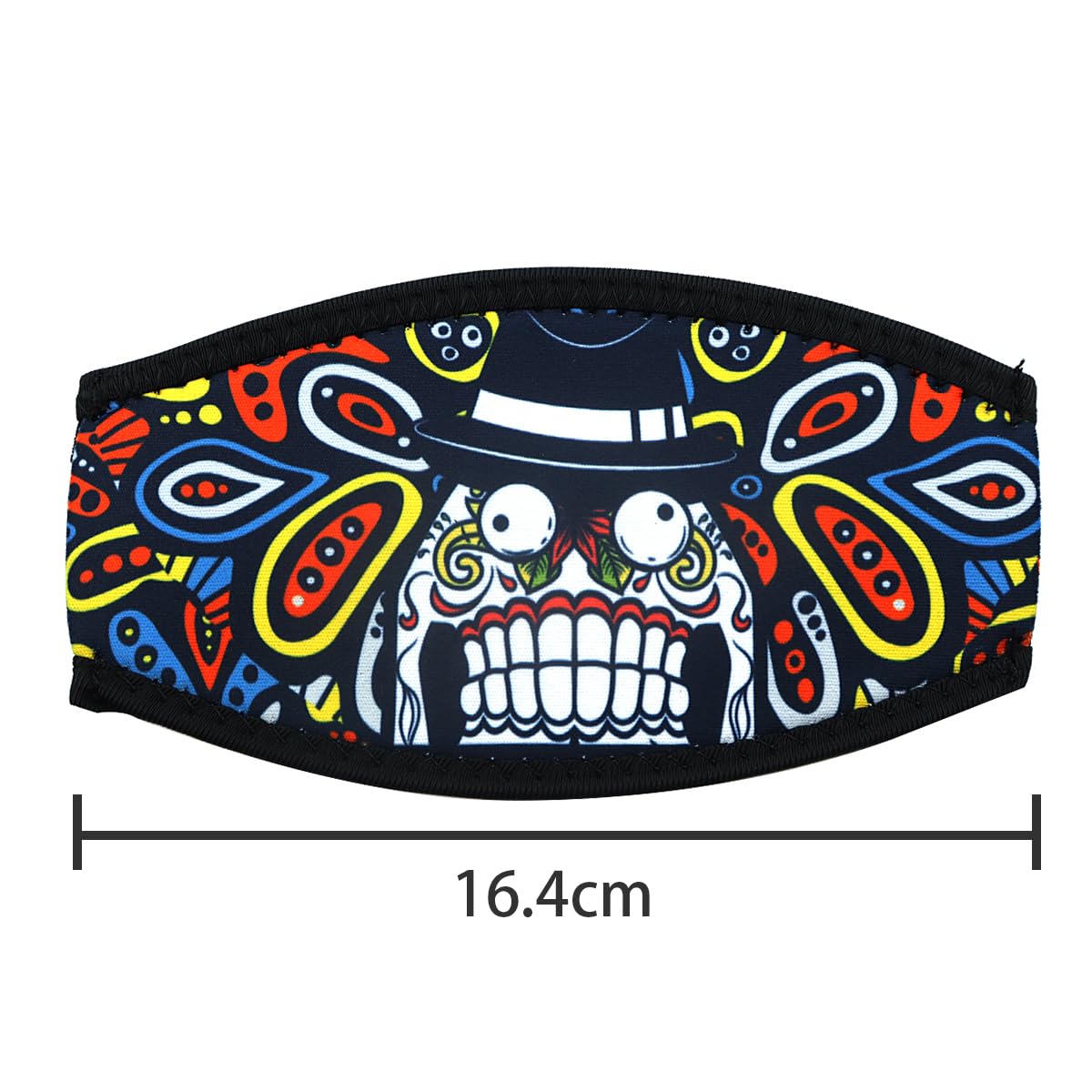 Cinghie per Maschera Subacquea, Copertura in Neoprene per Maschere da Immersione e da Snorkeling (Modello con Denti Divertenti)