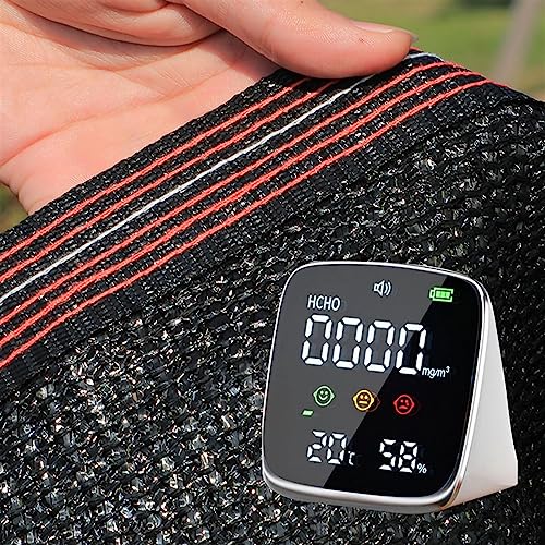 Bloc UV de 90% avec cette voile d'ombrage rectangulaire noire en PES