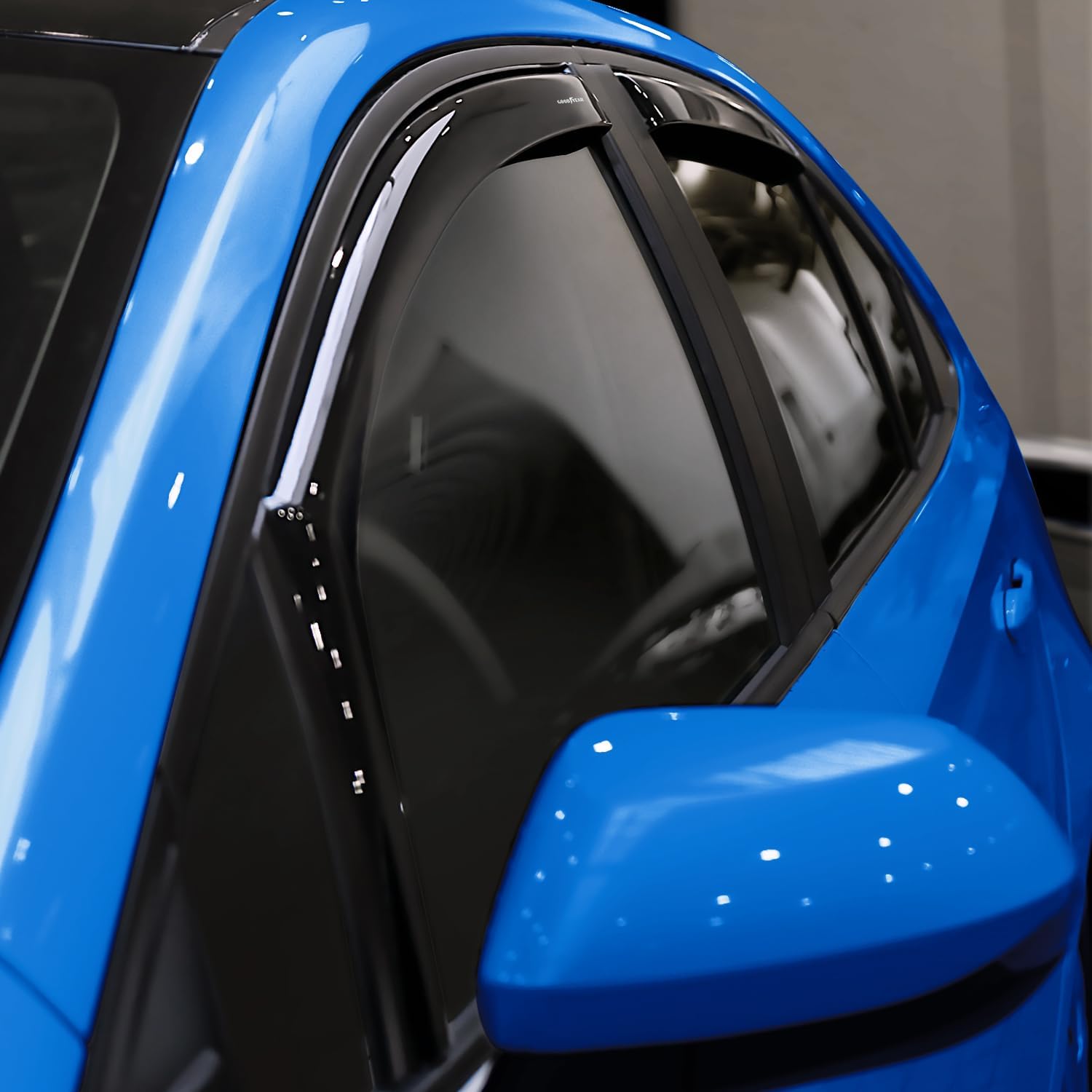 Goodyear Shatterproof in-Channel Window Deflectors for Toyota Corolla 2020-2026 Sedan, Rain Guards, Window Visors for Cars, Vent Deflector, Car Accessories, 4 pcs. - GY007959