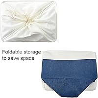 Vista 6 de TheWarmHome Contenedores de almacenamiento plegables para estantes, paquete de 3 canastas de almacenamiento grandes de 16 x 12 x 8 pulgadas