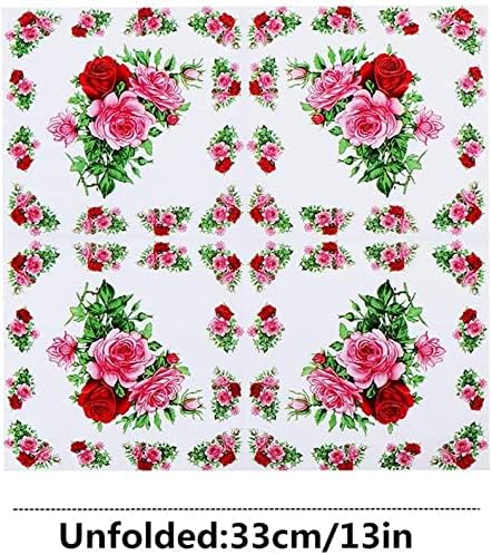 Miniatura 3 de Servilletas de flores desechables con hojas verdes, servilletas de papel para restaurante, cafetería, vajilla, pañuelos, decoración de cumpleaños,