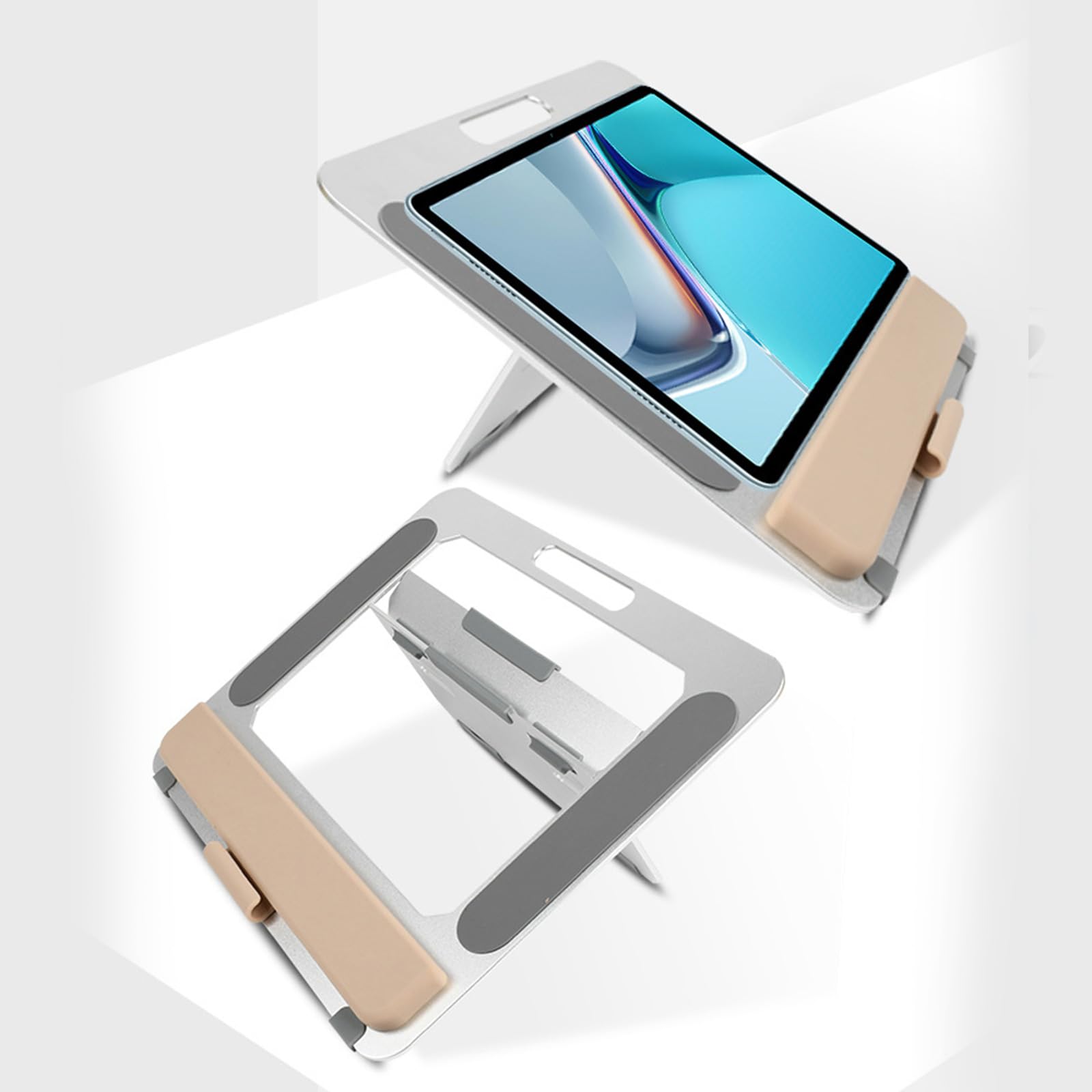 Supporto ergonomico per laptop Supporto per tablet con base di raffreddamento per staffa da gioco Migliora l'organizzazione della scrivania Supporto verticale