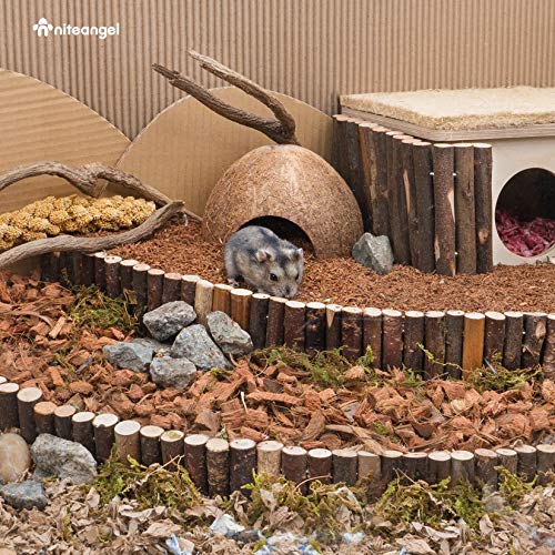 Niteangel-Natural-CocoCork-Hamster-Bedding-Pet-Litter-for-Dwarf-Syrian-Hamsters-Gerbils-mices-Degus-or-Other-Small-Animal
