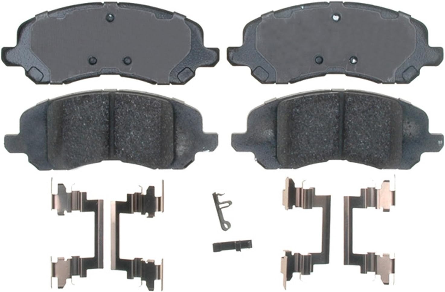 ACDelco Gold 17D1285CH (19203667) Ceramic Front Disc Brake Pad Set