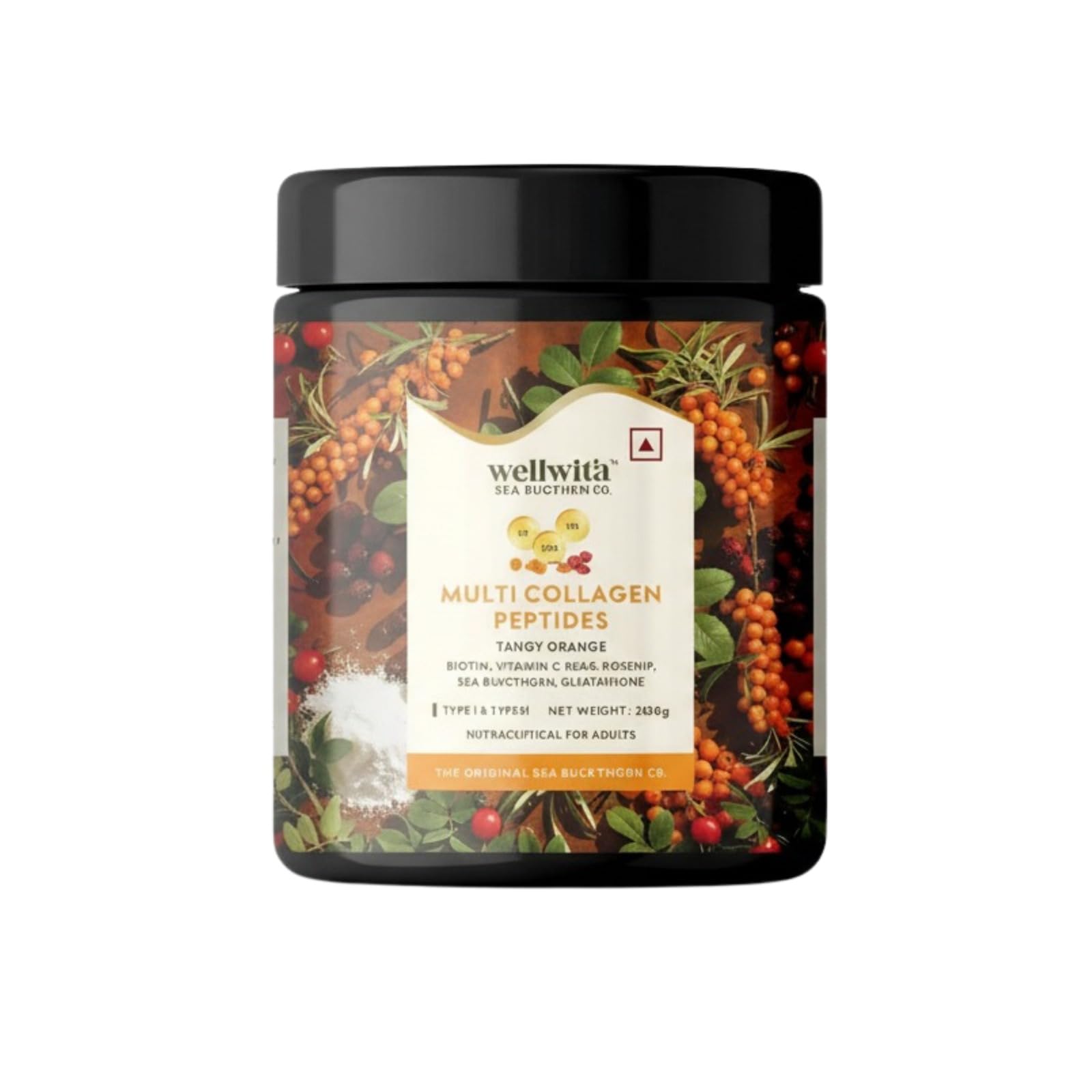 Multi Collagen Peptides(200g, Pack of 1) | Sea Buckthorn Extract, Bioactive Collagen Peptides, Glucosamine Sulphate, Boswellia Serrata Extract, Glutathione, Vitamins & Minerals, Supports youthful-looking skin, Support Gut Health, Promotes Joint And Bone Health and Better Hair & Nails Growth.-image-8