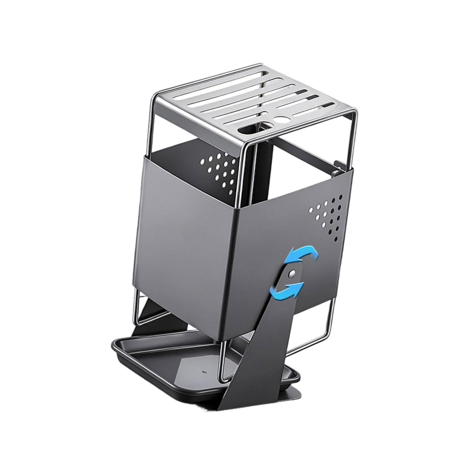 Bbajszx 360 Degree Rotating Kitchen Kitchen Holder with Nonslip Base for Secure Storage and Easy Access Countertop Cutter Rack