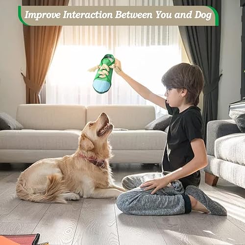 Miniatura 4 de IFOYO Juguete masticable para perros, seguro y duradero juguete chirriante para perros, mini zapatos deportivos para cachorros, perros pequeños y