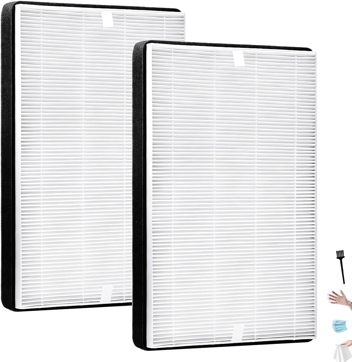 2 Pack F2 A2 Replacement Filter Compatible with 3M Filtrete Room Air Purifier Models FAP-C02WA-G2, FAP-C03BA-G2, FAP-T03BA-G2, for FAP-CO2-A2, FAP-CO3-A2, FAP-TO3-A2, Foam Seal Design