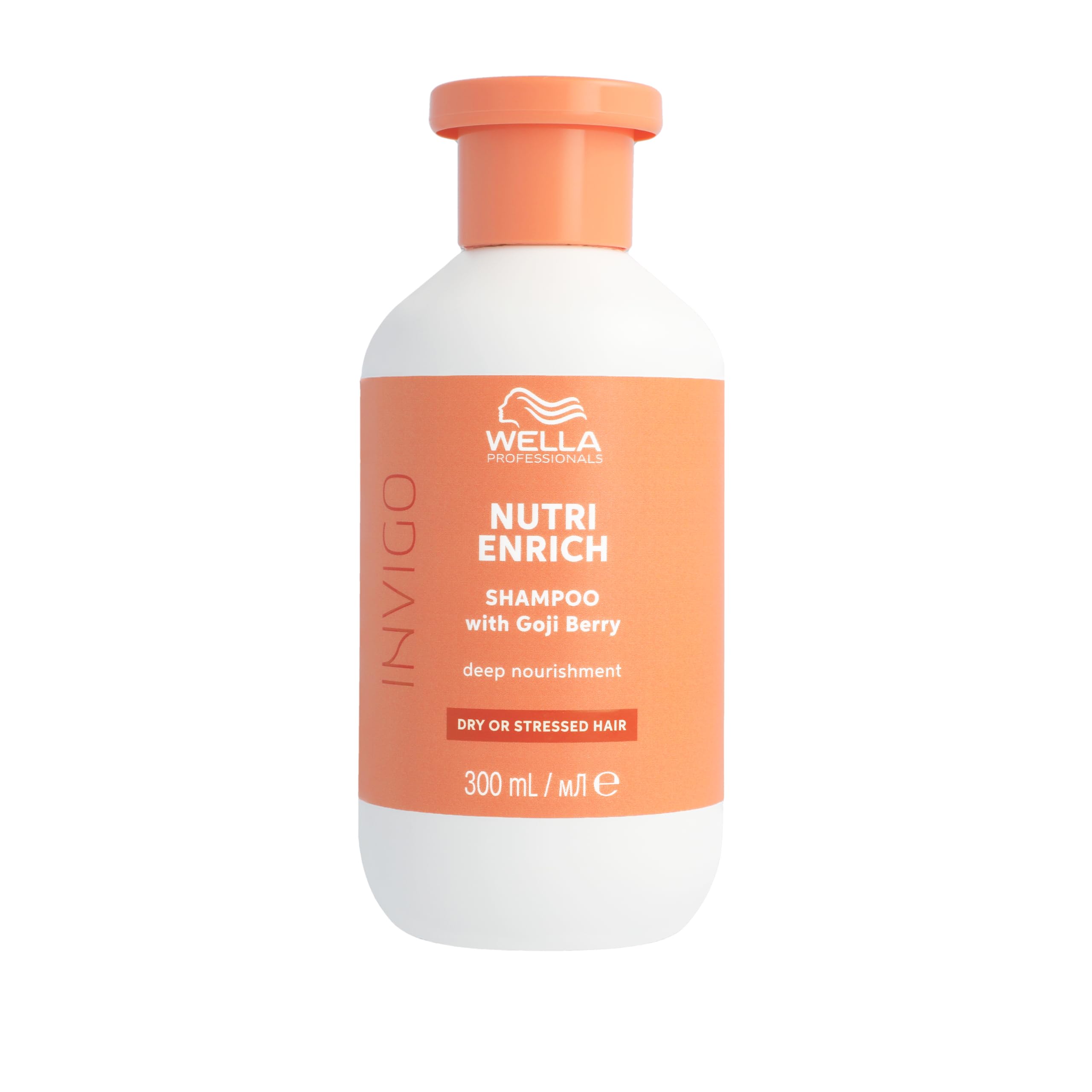 Wella Professionals INVIGO NUTRI ENRICH Shampoing Nourrissant et Hydratant pour Cheveux Secs et Abîmés - Avec Acide Oléique et Baies de Goji