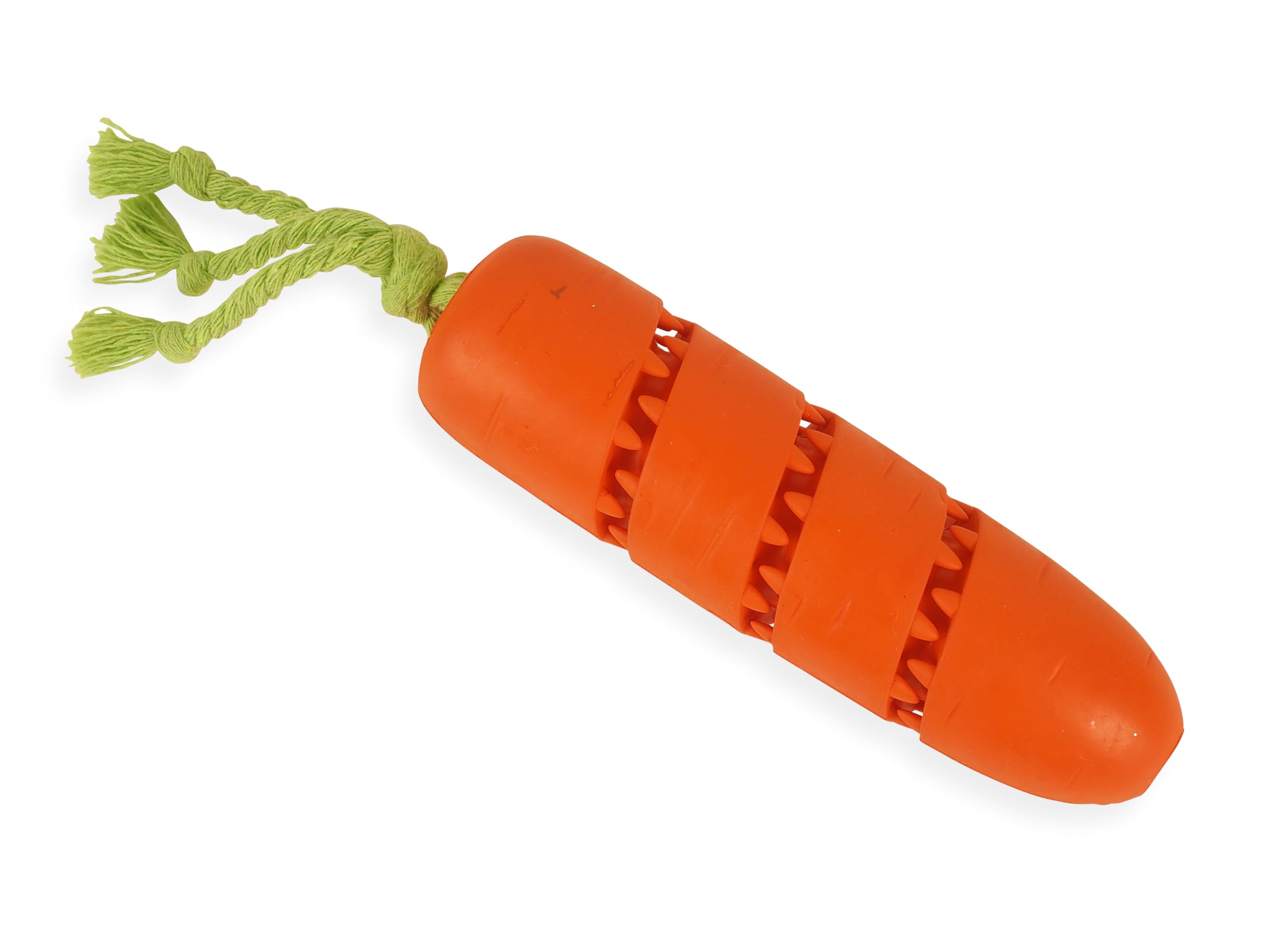 Smart Garden Christmas Carrot Treat Dispenser Dog Toy, Orange, 26cm, Christmas Dog Toy