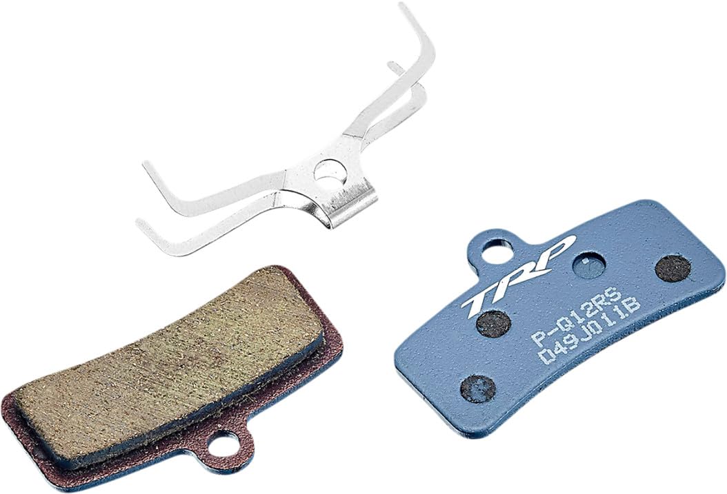 TRP4-Piston Sintered Metallic Pads, One Pair for one Wheel, Compatible with All TRP 4-Piston Brakes, Available in Performance Resin, Semi-Metallic, and Sintered Metallic. Caliper Spring Included.