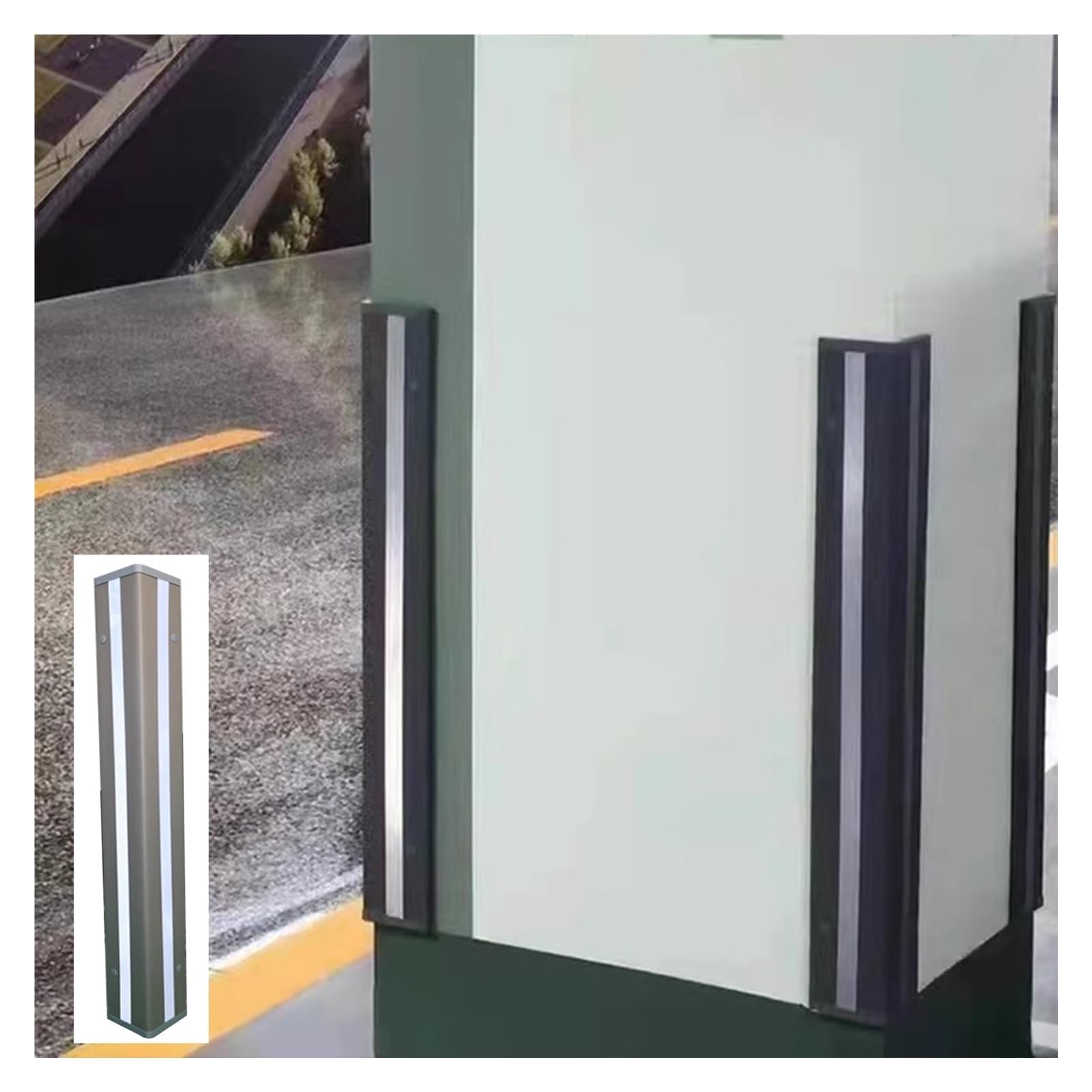 Protections d'angle en caoutchouc pour garage colonne et atelier