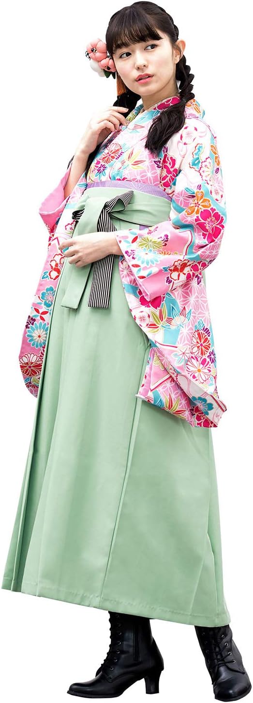 小紋 付け下げ フルセット 正絹 しつけ糸付き 扇 梅 桜 N5 千總