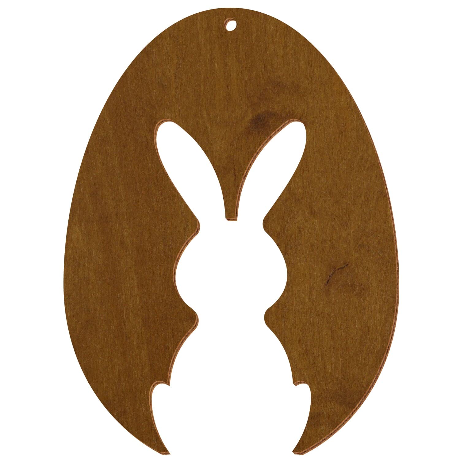 Uova di Pasqua in legno colorato V2, teak, decorazione per Pasqua, motivo uovo di Pasqua 16, altezza (dimensione): 44 cm di altezza