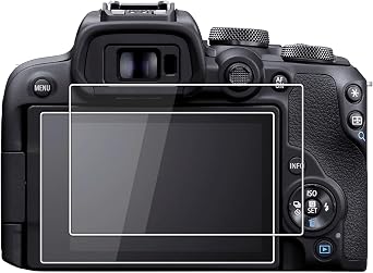 kinokoo Screen Protector for Canon EOS R10/ R100/EOS R50 V Vlog Camera, 0.25mm 9H Hardness Tempered Glass Film Bubble-free/Anti-scratch- Easy Installation2 packs