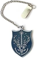 Vista 4 de Paper House Productions Harry Potter Knockturn Hogwarts Crest - Cadena esmaltada y marcador de clip