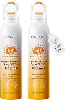 Spray de protección solar mineral SPF 50+, ap...