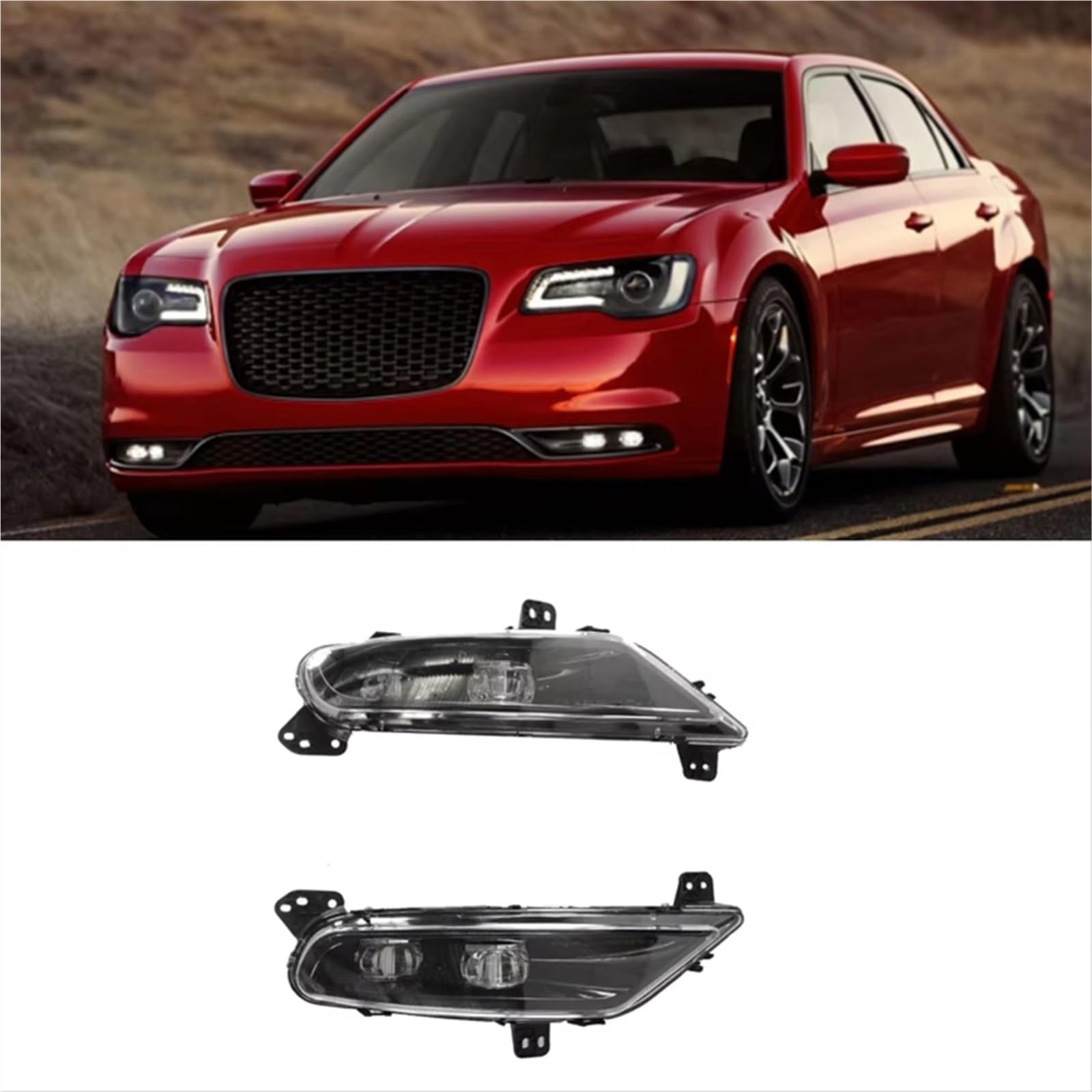 Indicatore Specchio Compatibile Con Chrysler Per 300C 2015 2016 2017 2018 2019 2020 Lato Destro Paraurti Anteriore Auto DRL Luce Di Marcia Diurna Indicatore Di Direzione Fendinebbia