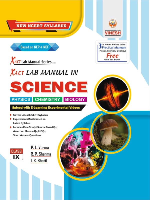 Xact Lab Manual in Science Class- 9 / IX (4 Vol.) : Sat Dev, R. P.