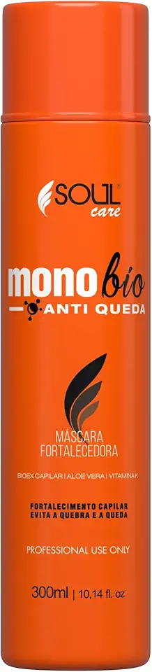 Máscara Capilar Profissional Soul Care: 300g – para Antiqueda e Crescimento do Cabelo com Óleo de Rícino