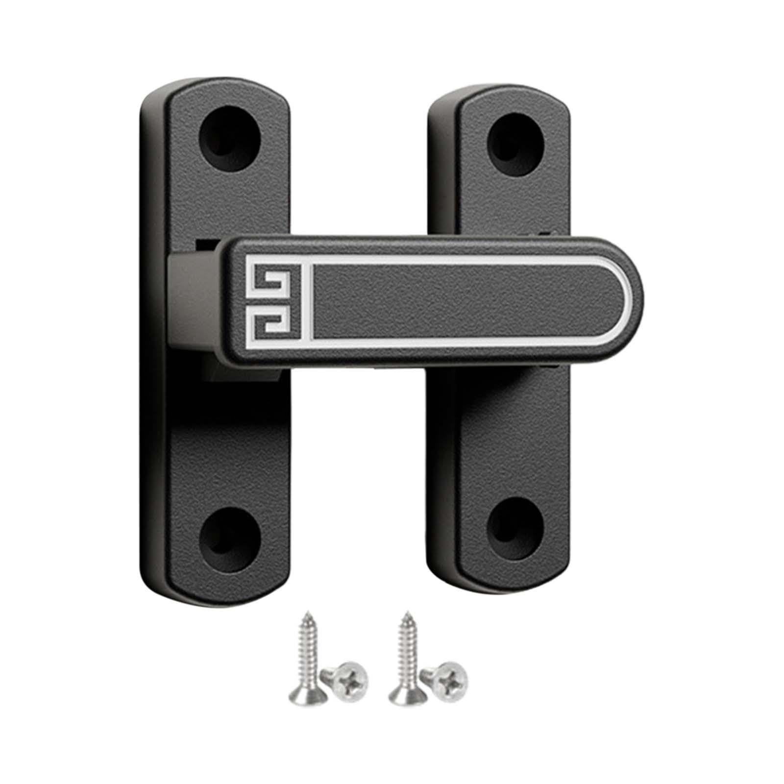 Door Latch Zinc Alloy Heavy Duty Flip Latch Lock for Garage Gate Home Garden Black| Door Lock Latch | Aluminium Door Hardware-image-39
