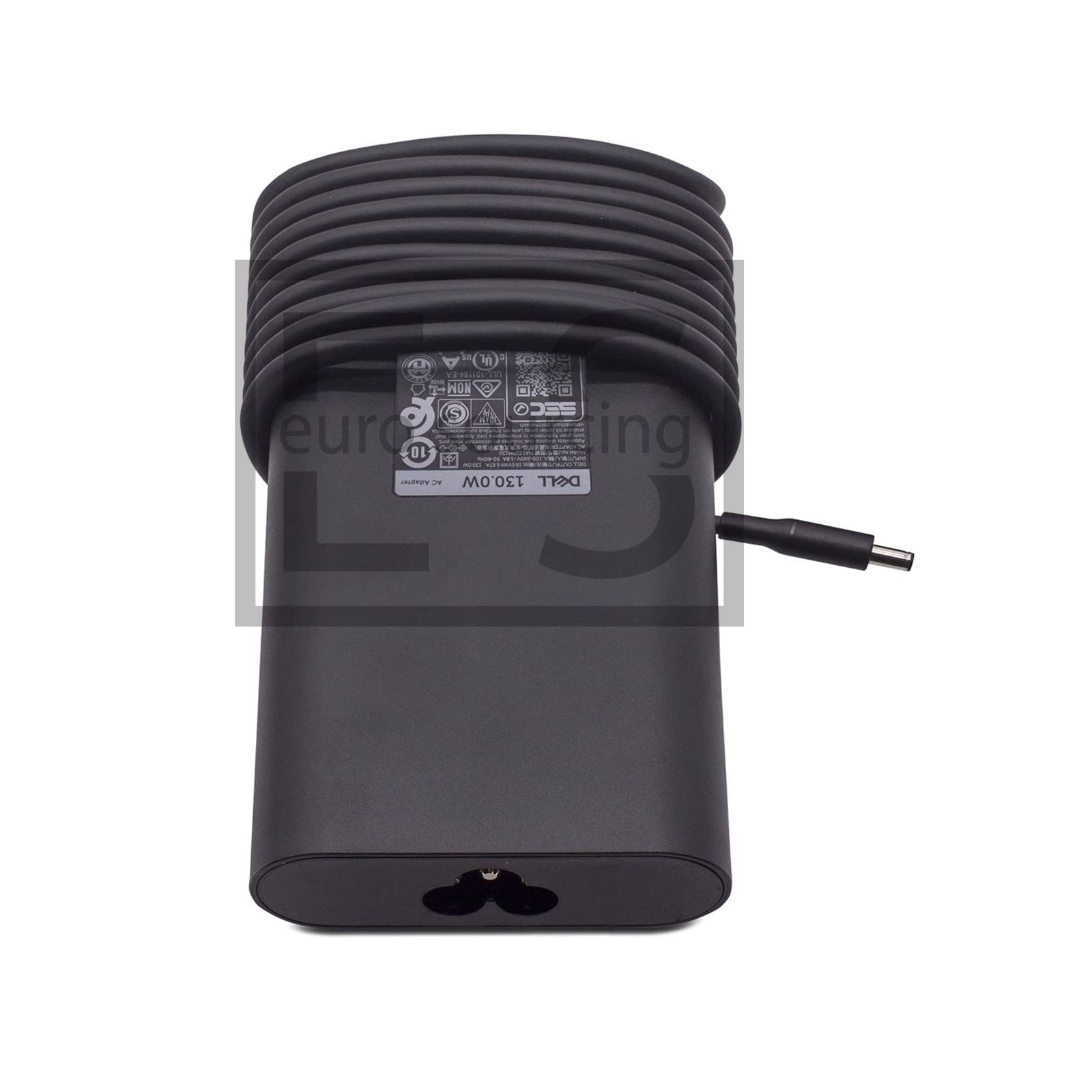 Nuevo reemplazo genuino de Dell DDXFPN2 portátil 130 W adaptador de CA cargador de alimentación con adaptador de clavija de 4,5 mm x 3,0 mm tamaño del pin PSU + cable de alimentación