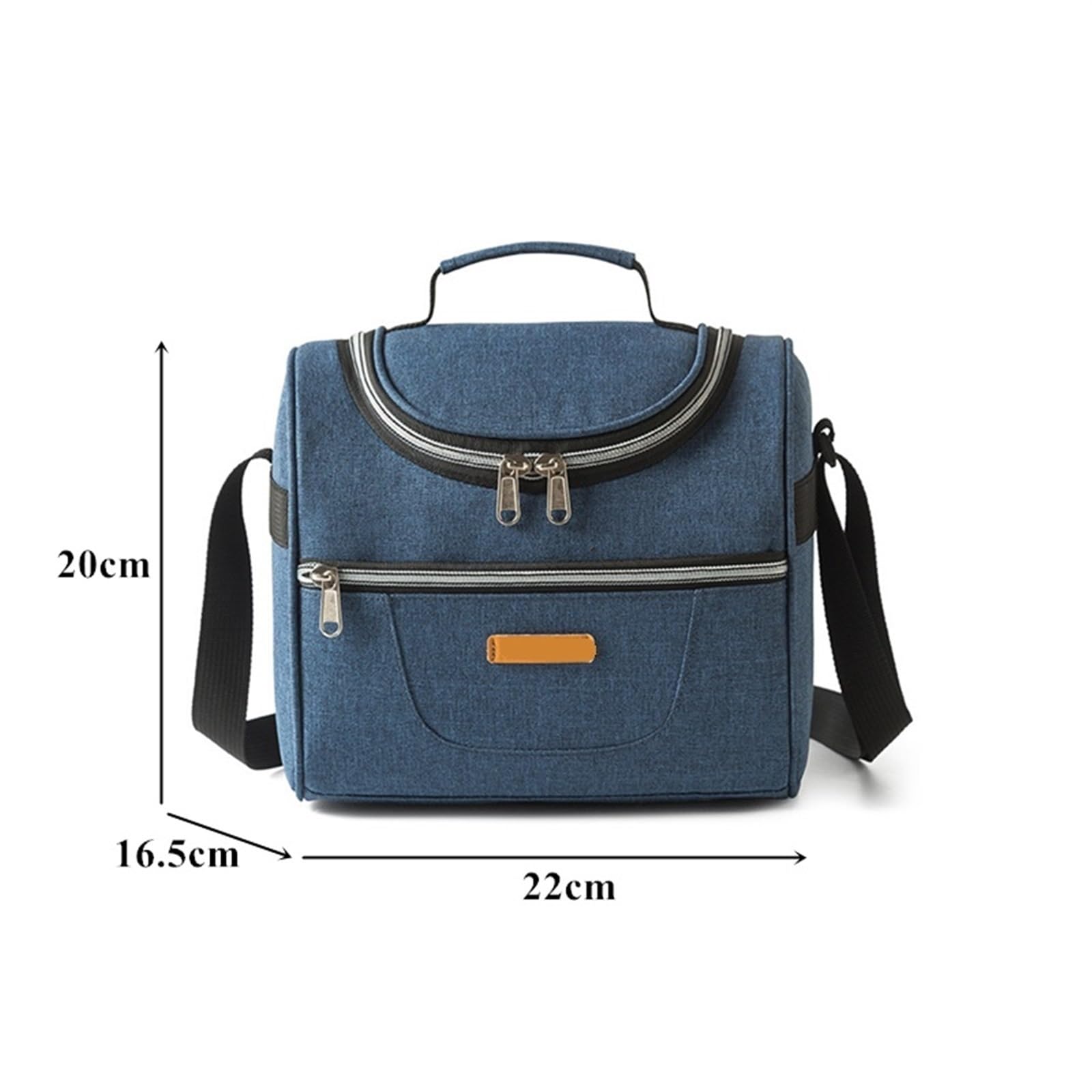 Bolsa de Almuerzo con Aislamiento, Bolsa térmica portátil para Almuerzo, Capacidad para Transportar Alimentos, Bolsas enfriadoras Bento, contenedor Fresco para Picnic